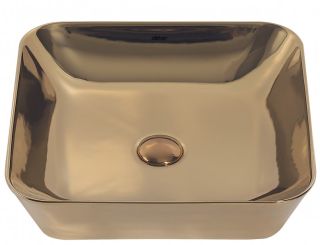 Раковина ABBER Rechteck AC2205GG 43см золото